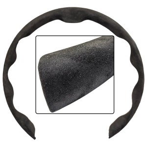 Калъф за волан 37-39 см. алкантара черен